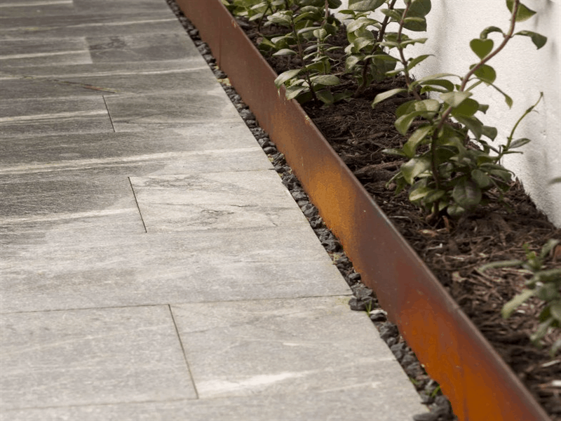 minimalism corten steel garden edging For Garden Art